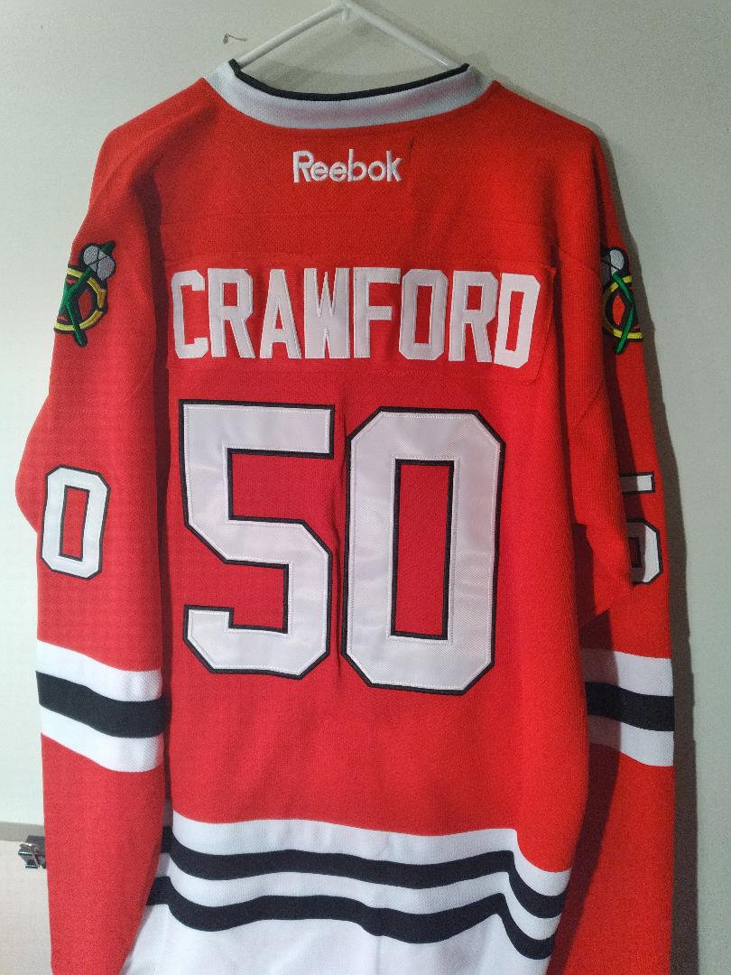 Reebok Chicago Blackhawks NHL Marian Hossa #81 HD Name & Number T-Shirt  (Red)