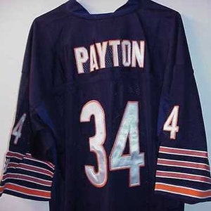 Athlon Sports Walter Payton Signed Sweetness Softball/Baseball Jersey- JSA Full Loa (L/HOF/Chicago Bears) PSM