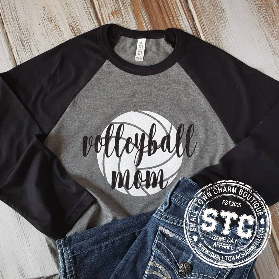 Volleyball Team Spirit Shirt Volleyball Mom Shirt Etsy