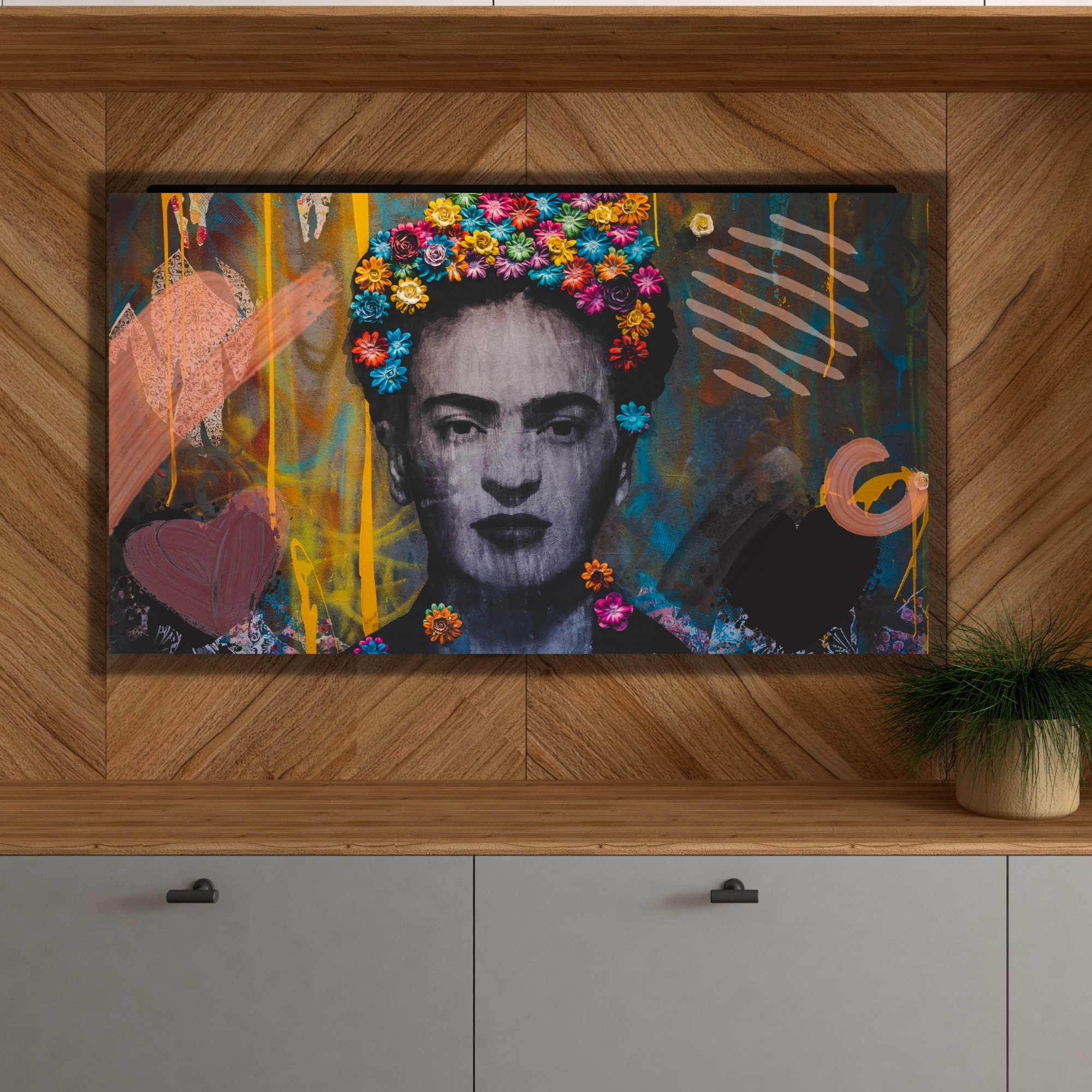 Frida Art Frame TV Etsy