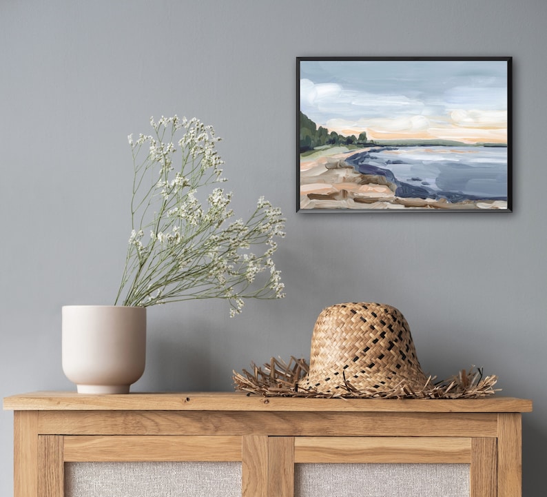 Art Print of pretty Marsh Maine Wall Art Acadia Etsy