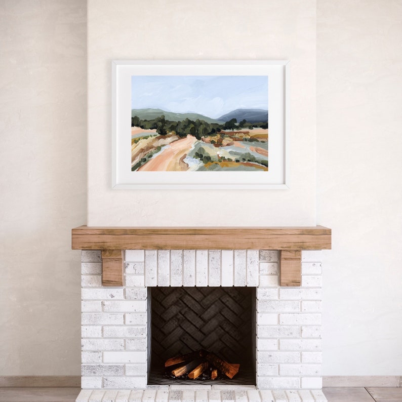 abstract colorado landscape wall art