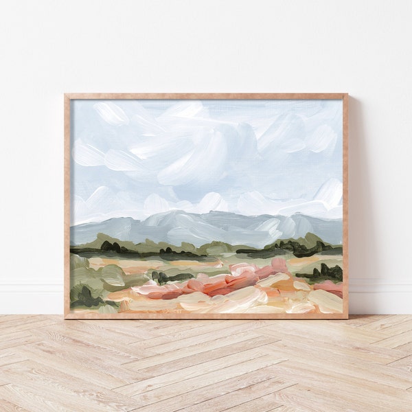 Colorado Art Print – Rocky Mountain Wall Art, Colorful Landscape Painting, Gift for Mom, Scenery Art, Colorado Home Decor, Nature Lover Gift