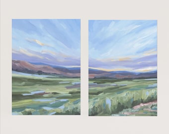 Front Range Diptych Art Print - Set of 2 Art Prints, Colorado Landscape Art, Mountain Wall Art, Colorado Art Print, Mountain Landscape Art