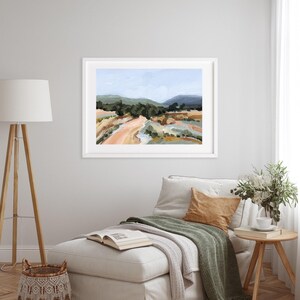 Colorado Rocky Mountain Art Print: Abstract Landscape Painting - Etsy