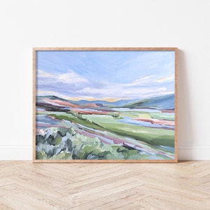 Rocky Mountain Kunstdruck - Vail Colorado Landschaftskunst, Naturliebhaber Geschenk, Malerisches Colorado Dekor, Abstraktes Berg Malerei, Colorado Geschenk