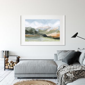 Utah Landscape Art Print- Mountain Wall Art, Utah Wasatch Art Print, Utah Landscape Painting, Sundance Resort Art, Mountain Art Print