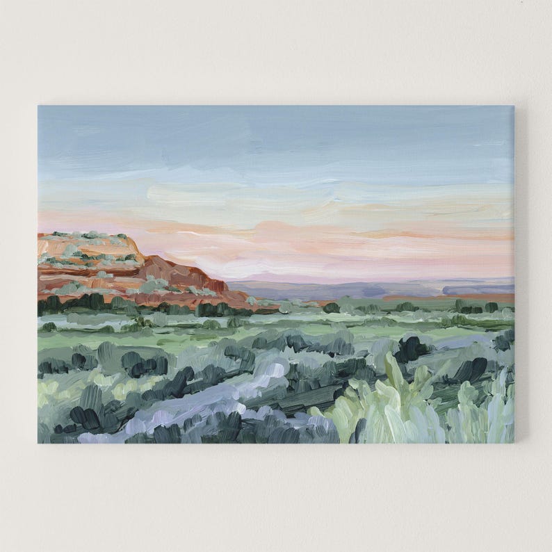 Abstract Mountain Art Print