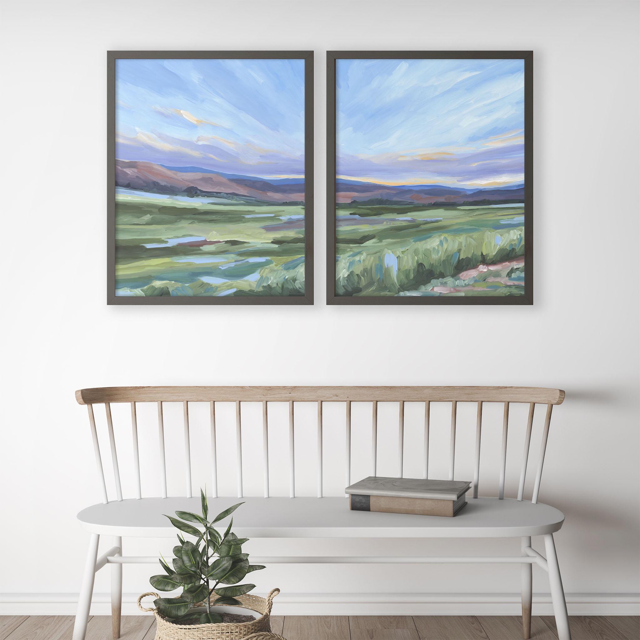 Front Range Mountain Landscape Art Print Set: Colorado Diptych - Etsy