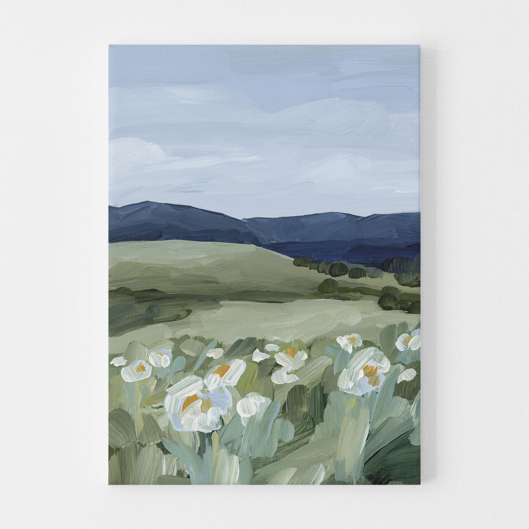 Wildflower Art Print: Colorado Mountain Landscape Painting - Etsy