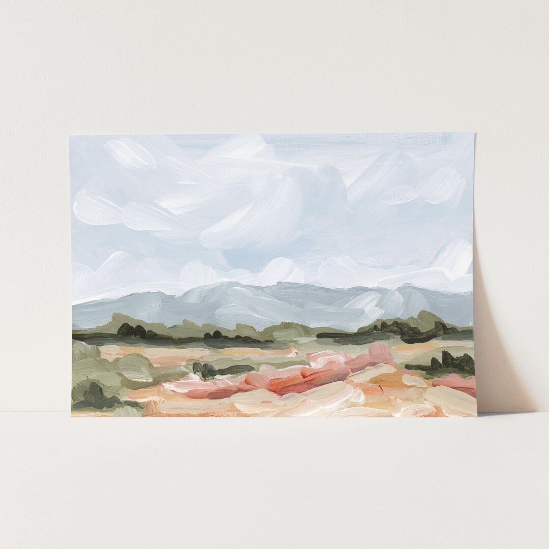 Rocky Mountain Landscape Art Print: Colorful Colorado Scenery - Etsy