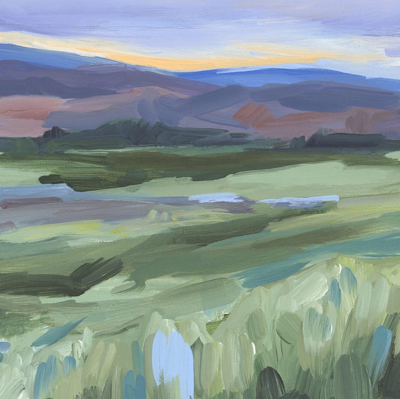 Front Range Mountain Landscape Art Print Set: Colorado Diptych - Etsy