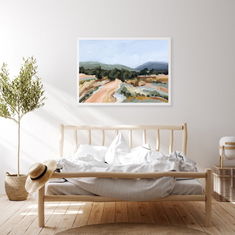 mountain landscape art print