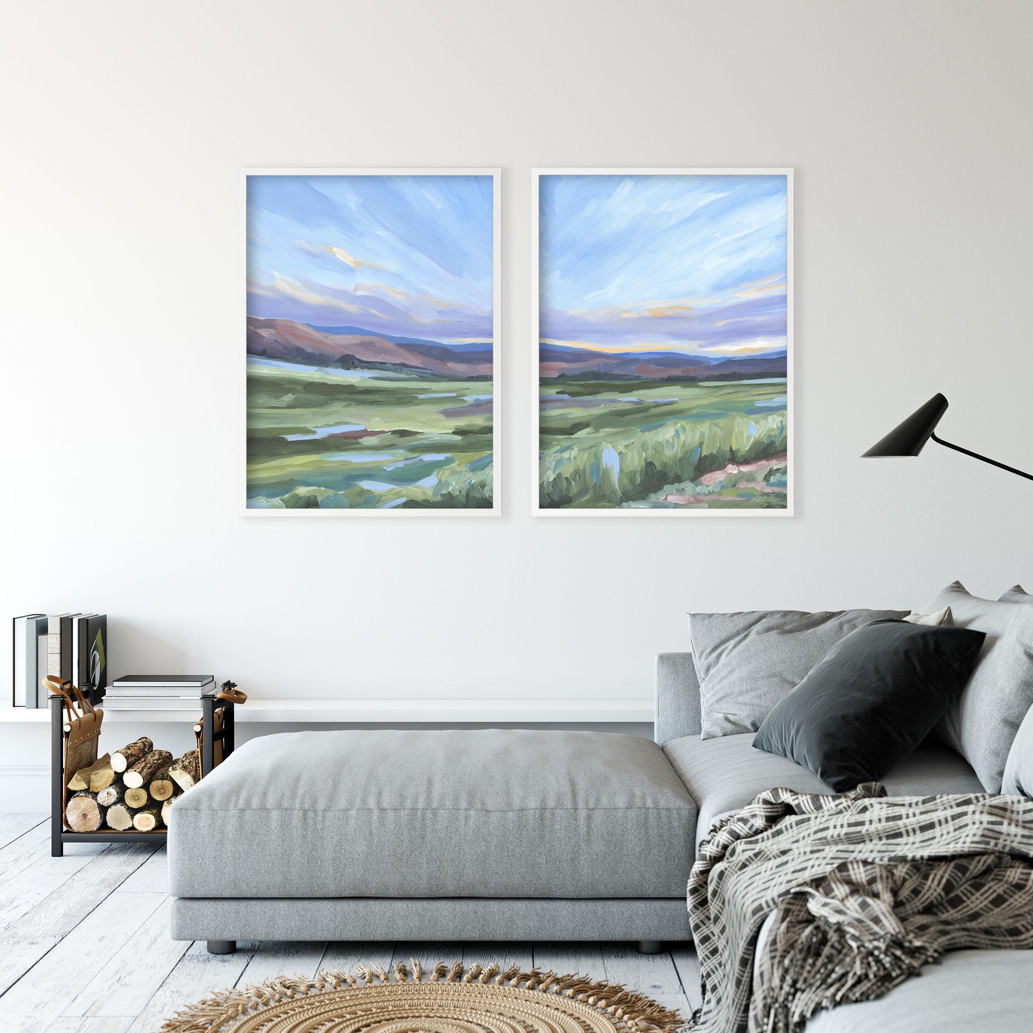 Front Range Mountain Landscape Art Print Set: Colorado Diptych - Etsy