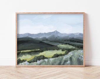 Mount of the Holy Cross Print: Colorado Mountain Landscape Art