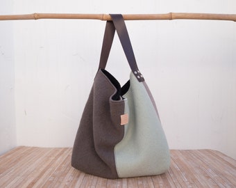 Casual crossbody bags minimal tote bags hobo by lauravalea on Etsy