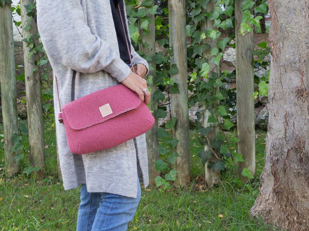 Dusty Red Color Crossbody Bag. Useful Cross Body Bag to Be Etsy