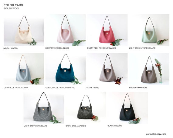 Women's Bags in red, white, black, blue and light blue