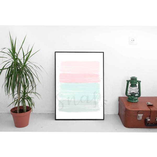Mint Wall Art Etsy