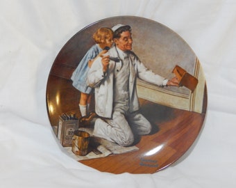 Norman Rockwell's "The Painter" collector plate