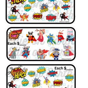 A6 Mini Cash Stuffing Savings Challenges Super Hero Printable Download Low Budget