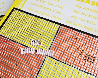 Vintage Fundraiser Punchboard - ONE EACH