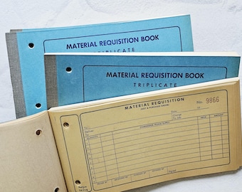 NOS Rediform Material Requisition Book Pad ONE EACH