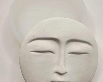 Abstract Face/Moon Face Silicone Mold