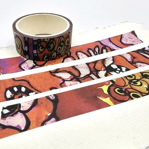 Artist Designed Washi Tape - Abstract 3 ONE ROLL