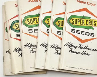 Pocket Journal/Diary - Super Crost Seeds Helping the Farmer Grow Random Choice of ONE