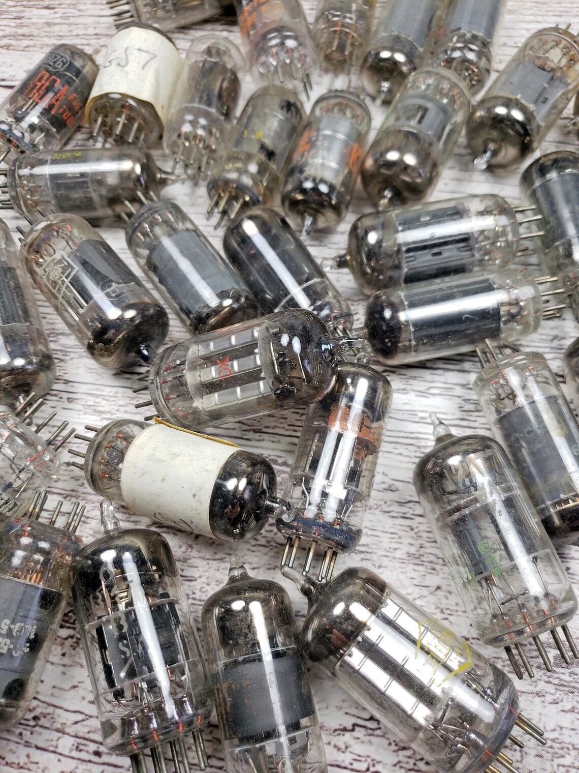 Vintage Vacuum Tubes Various Sizes Etsy