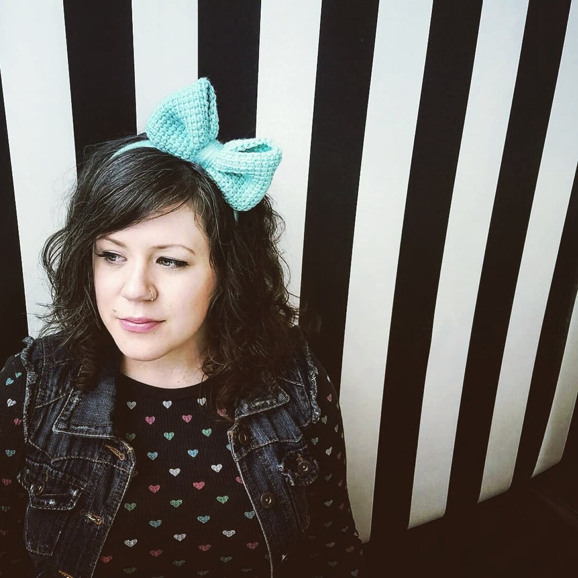 Headband/ Kiki headband/ anime inspired/ anime headband/ bow Etsy