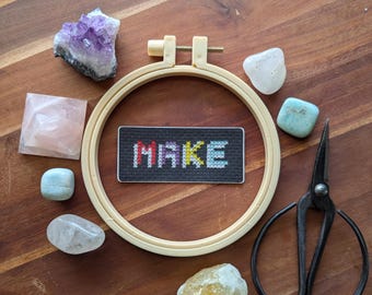 Stickers, fiber art stickers, floral stickers, needle work stickers, unique stickers