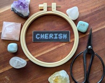 Stickers, fiber art stickers, floral stickers, needle work stickers, unique stickers