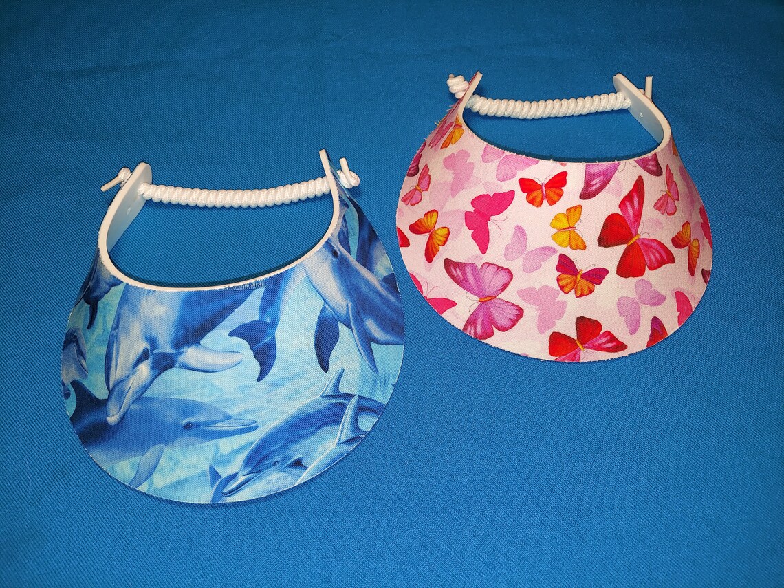 Ladies Women Foam Sun Visor Hat No Pinch 2 Visors Minimum Etsy