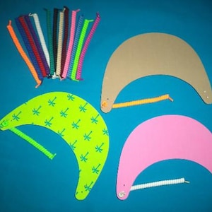 Women Foam Sun Visor Hat Elastic Coil Backing REPLACEMENT, Black, White Tan Red Blue Pink Tan Aqua, Navy, Strong, Made in USA