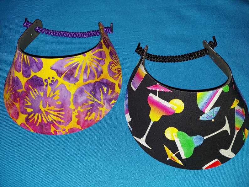 Ladies Women Foam Sun Visor Hat No Pinch 2 Visors Minimum Etsy