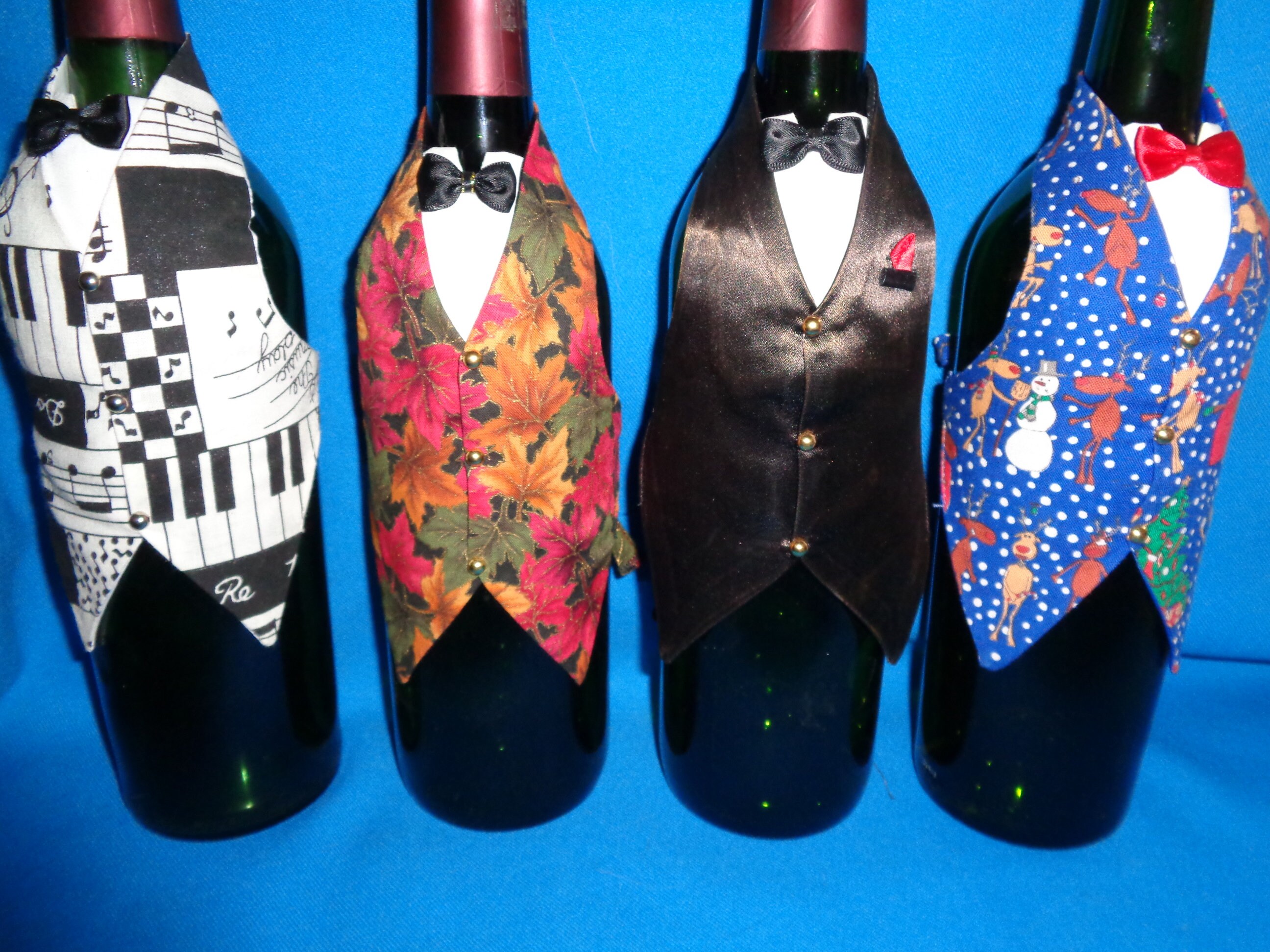 Wine Bottle Jacket Vest Tuxedo Cover Fun Host Gift Birthday Etsy