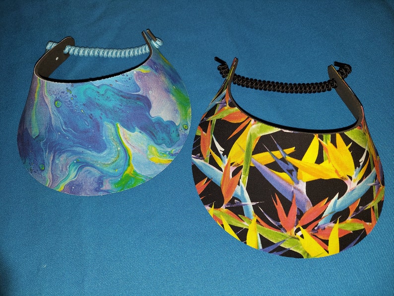 Ladies Women Foam Sun Visor Hat No Pinch 2 Visors Minimum Etsy