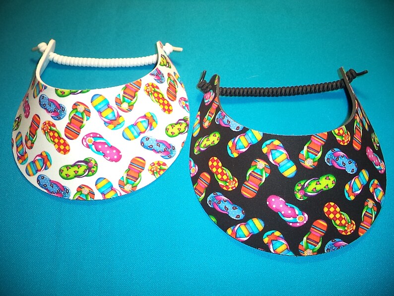 Women Ladies Foam Sun Visor Hat No Headache Visor 2 Visors Etsy