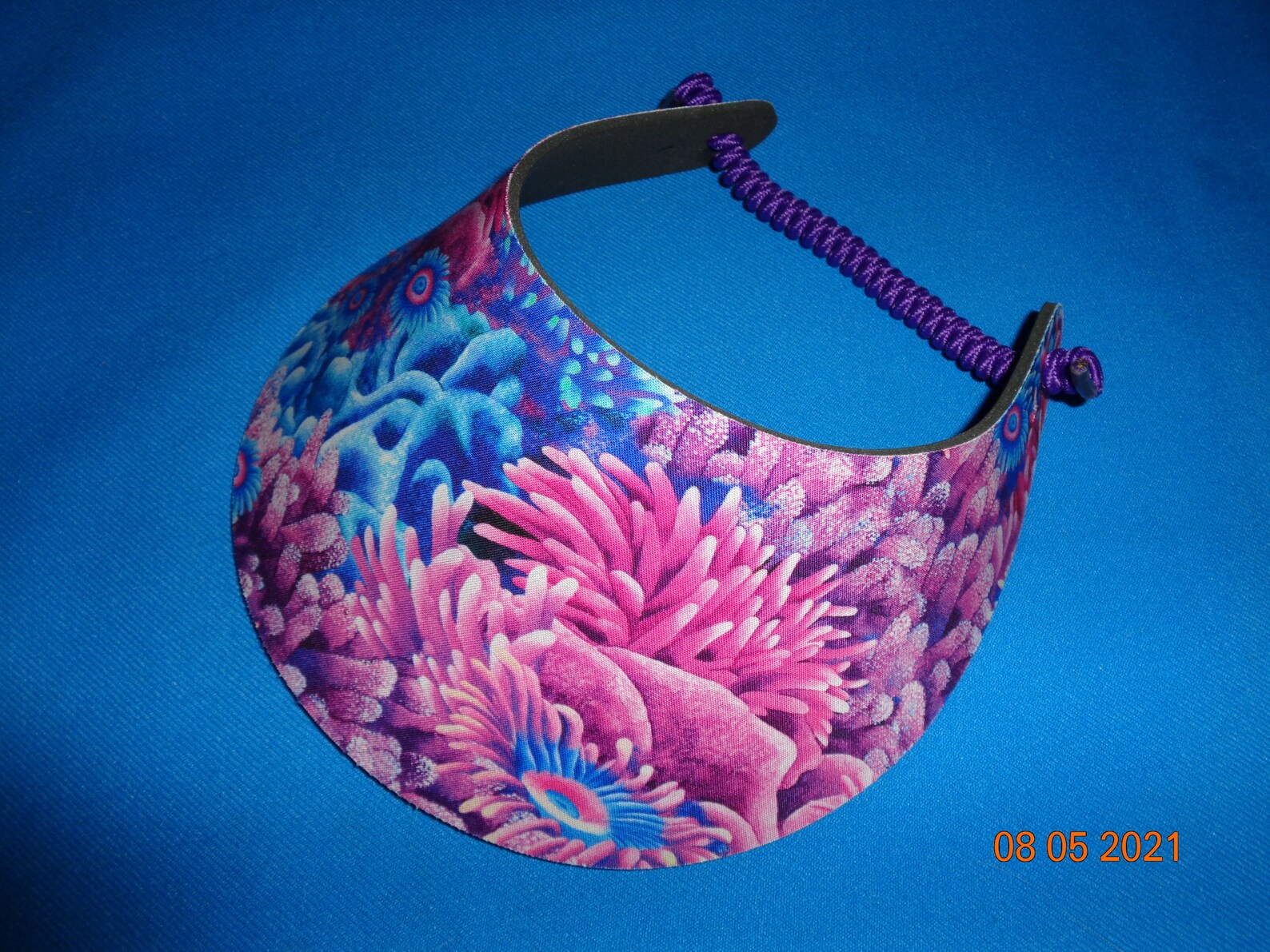 Women Foam Sun Visor Hats No Pinch Visor Tan Aqua Blue Black Etsy