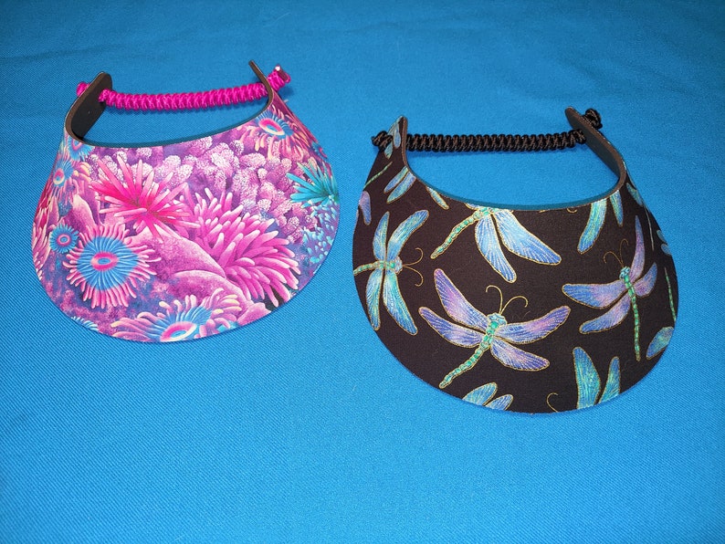 Ladies Women Foam Sun Visor Hat No Pinch 2 Visors Minimum Etsy