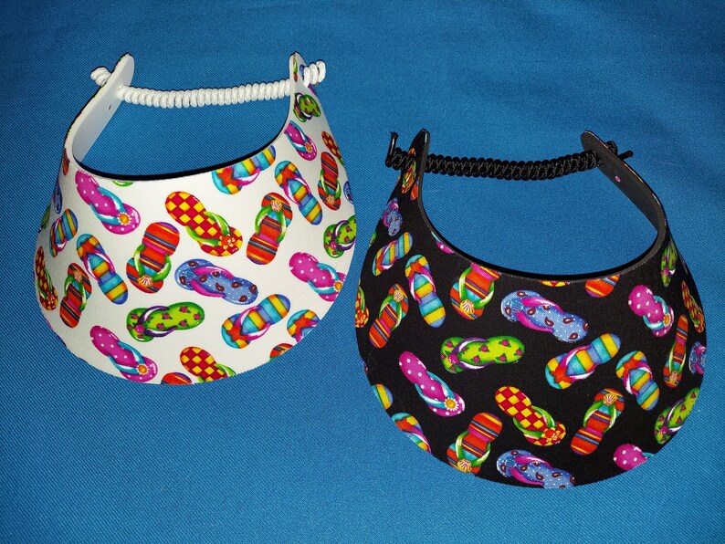 Ladies Women Foam Sun Visor Hat No Pinch 2 Visors Minimum Etsy