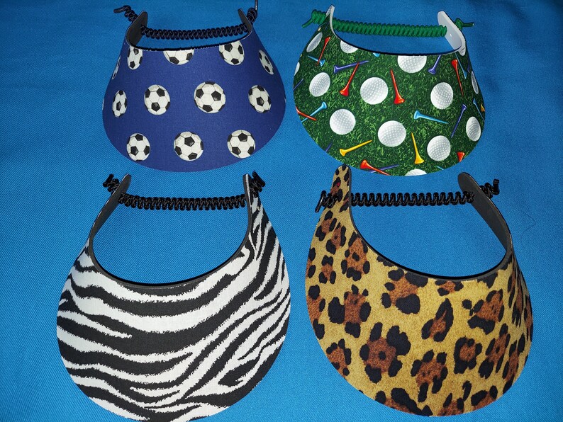 Ladies Women Foam Sun Visor Hat No Pinch 2 Visors Minimum Etsy