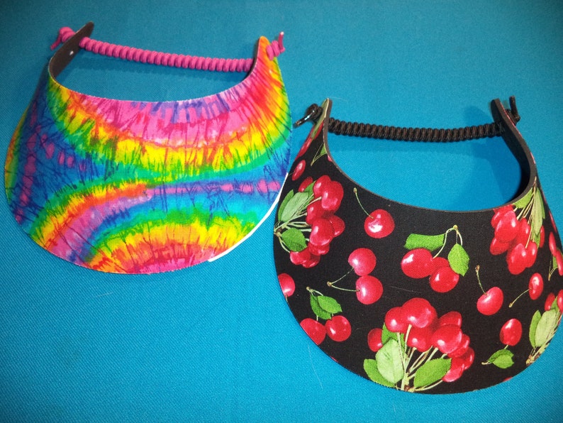 Women Ladies Foam Sun Visor Hat No Headache Visors Black Etsy