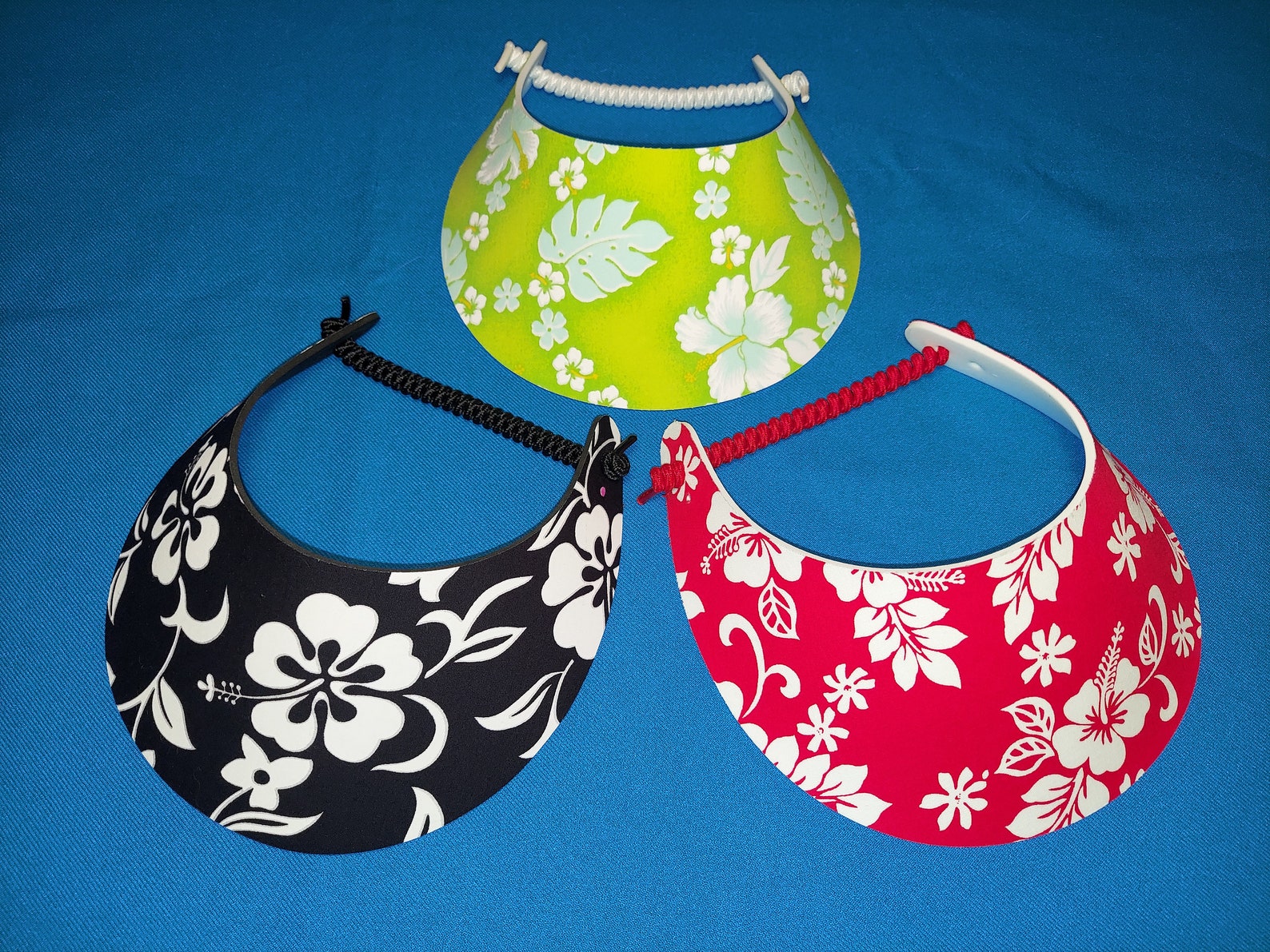 Ladies Women No Pinch Foam Sun Visor Hats Black White Tan Etsy