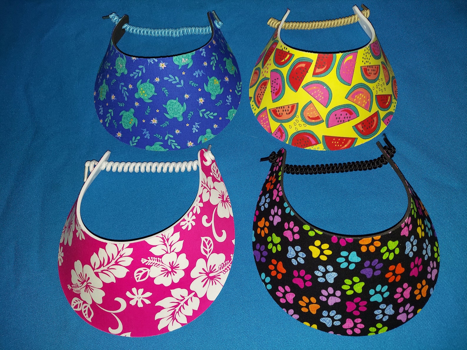 Ladies Women Foam Sun Visor Hat No Pinch 2 Visors Minimum Etsy