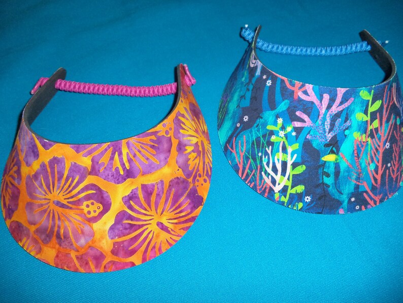 Women Ladies Foam Sun Visor Hat No Headache Visor 2 Visors Etsy