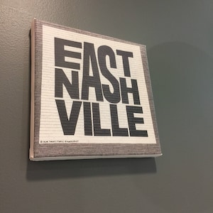 East Nashville Mural | Metal | Canvas Print | Ready to Hang | Free Shipping