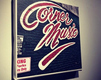 Corner Music | Historic Nashville | Nashville Murals | Metal | Canvas Print | Ready to Hang | Free Shipping